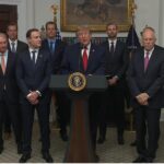 Trump pushes Congress to move on Clarity Act during White House crypto event